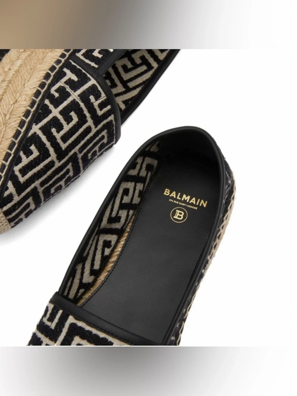 NIB BALMAIN Alex Espadrilles 38 FULL INCLUSION